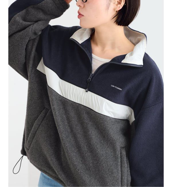 U by SPICK&SPAN「《予約》LOW CLASSIC Lc / ロウ クラシック エルシー Lc FLEECE HALF ZIPUP PO」|その他|パープル
