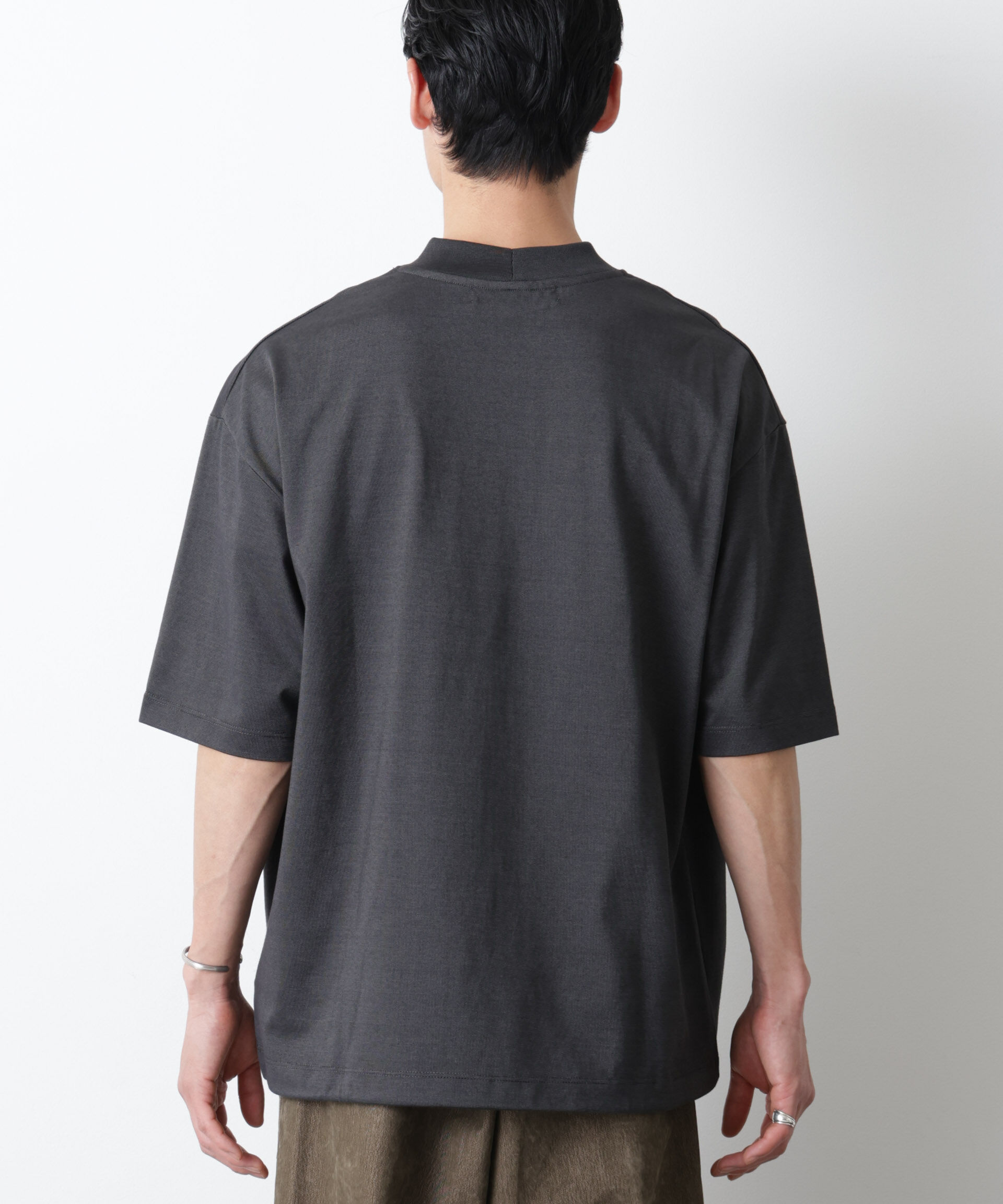 nano･universe「ソラーロワイドモックネックTシャツ」|Tシャツ・カットソー|