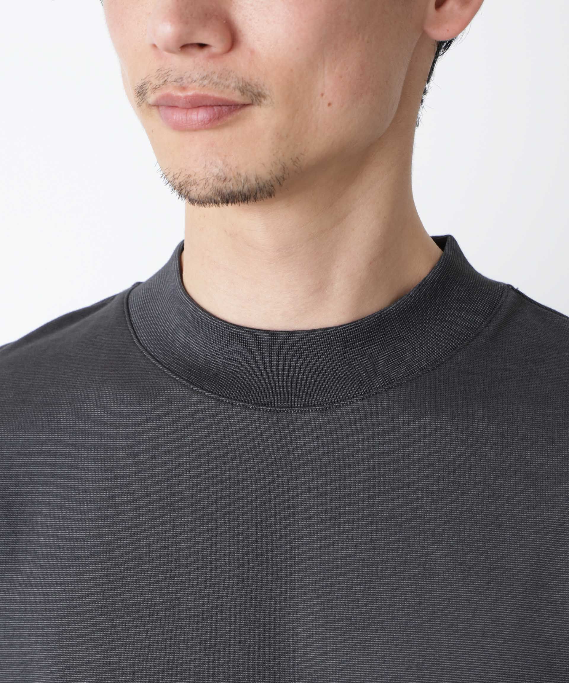 nano･universe「ソラーロワイドモックネックTシャツ」|Tシャツ・カットソー|