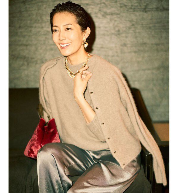 自由区「【SHIHOさん着用】ヘアリーフォックスプルオーバー ニット」|ニット・セーター|