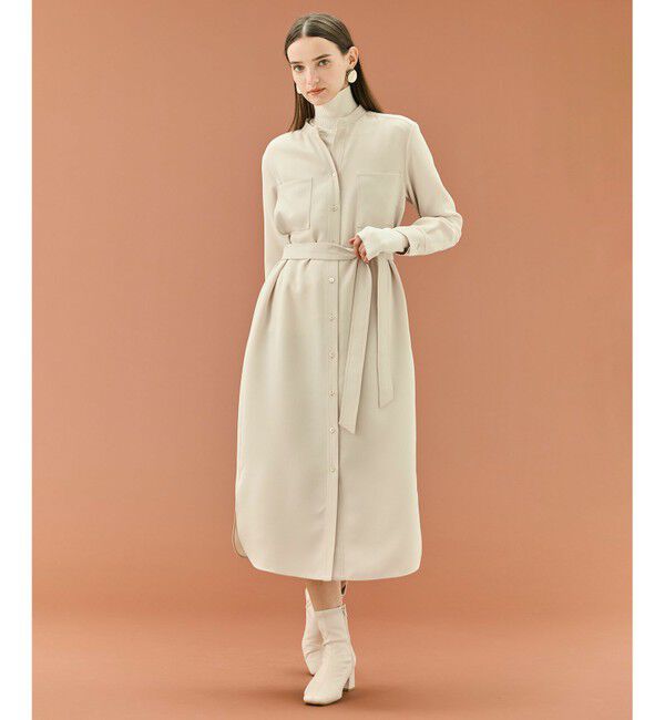 BEIGE,「【洗える】WILLOW / サムホールハイネックニット」|ニット・セーター|