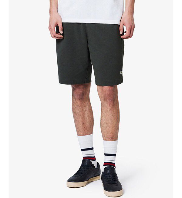 LACOSTE「L.12.12アレンジ 鹿の子地ショーツ」|その他|チャコールグレー