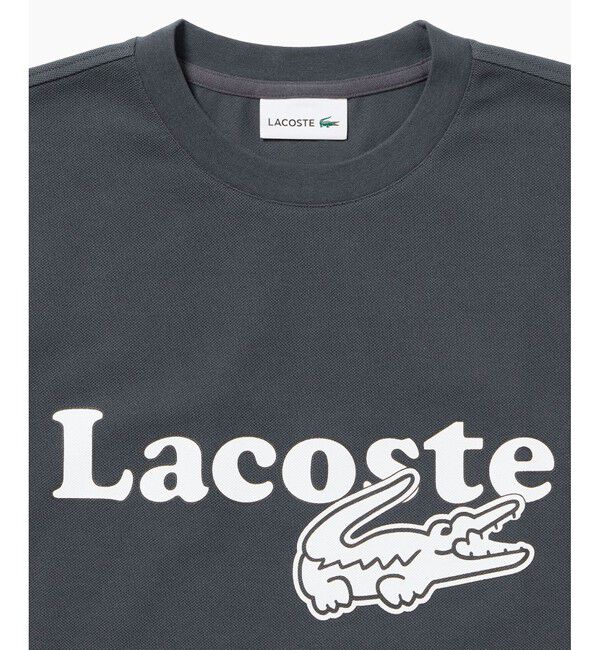 LACOSTE「【オンライン限定】鹿の子地リラックスフィットTシャツ」|Tシャツ・カットソー|
