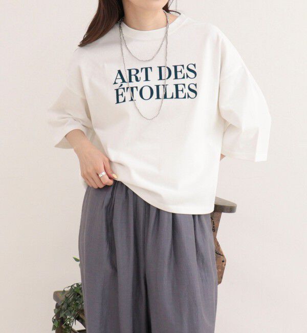 fredy emue「フロッキーロゴ5分袖Tシャツ」|Tシャツ・カットソー|