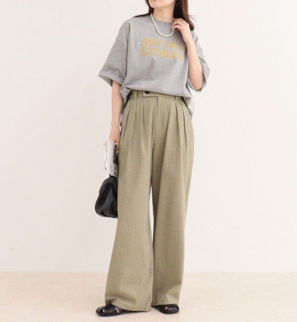 fredy emue「フロッキーロゴ5分袖Tシャツ」|Tシャツ・カットソー|