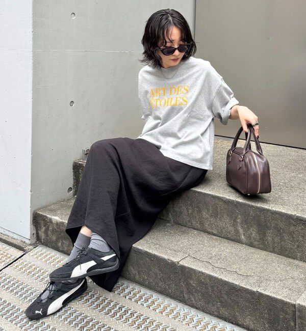 fredy emue「フロッキーロゴ5分袖Tシャツ」|Tシャツ・カットソー|