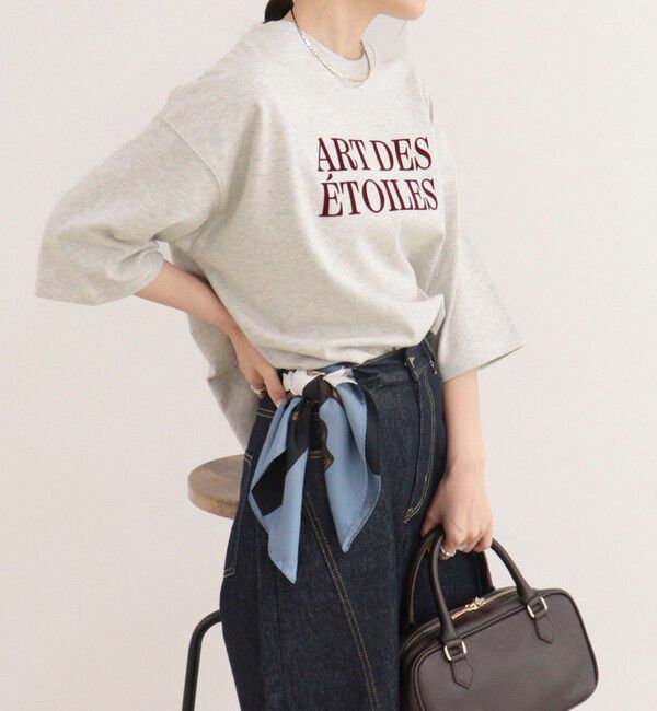 fredy emue「フロッキーロゴ5分袖Tシャツ」|Tシャツ・カットソー|
