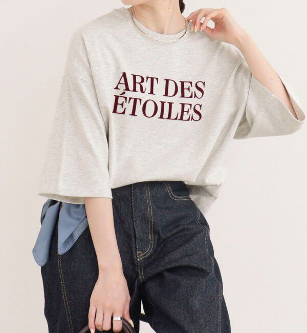 fredy emue「フロッキーロゴ5分袖Tシャツ」|Tシャツ・カットソー|