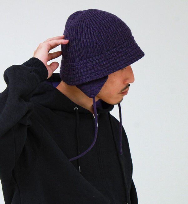 GLOSTER「2WAYイヤーフラップ セーラーニットハット」|ハット|