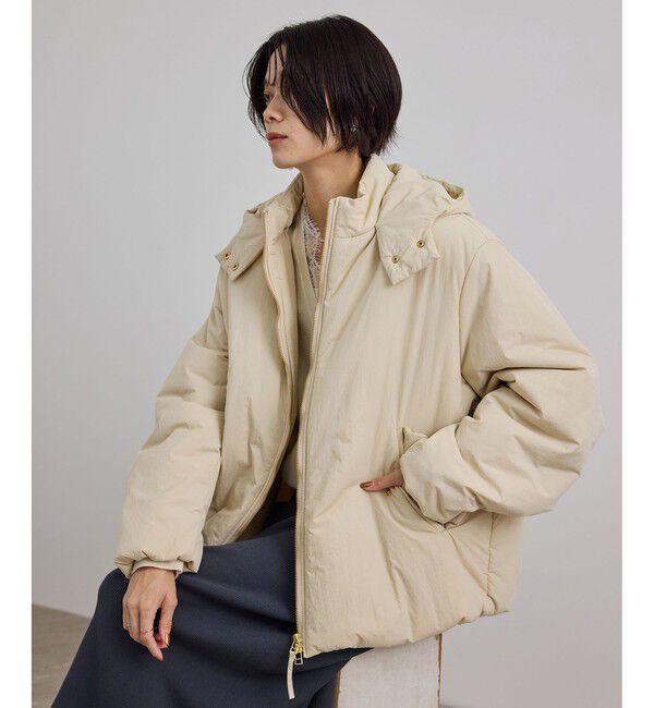 SALON adam et rope'「【WEB限定】撥水ファンクションパフブルゾン」|ブルゾン・スタジャン|ベージュ系(29)