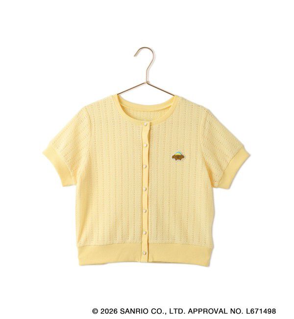 Rope&rsquo;Picnic「【サンリオキャラクターズ&times;ROPE' PICNIC】日焼けデザイン 透かしカットソーカーディガン」|カーディガン|