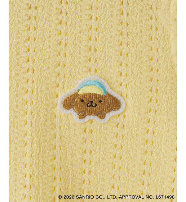 Rope&rsquo;Picnic「【サンリオキャラクターズ&times;ROPE' PICNIC】日焼けデザイン 透かしカットソーカーディガン」|カーディガン|