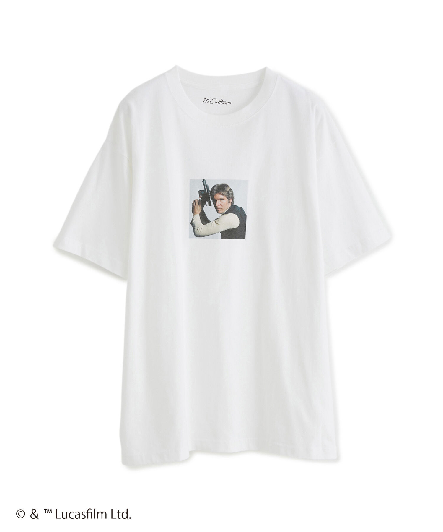 ADAM ET ROPE'「《WEB限定》【STAR WARS&times;10】HANSOLO TEE / UNISEX」|Tシャツ・カットソー|ホワイト系(11)