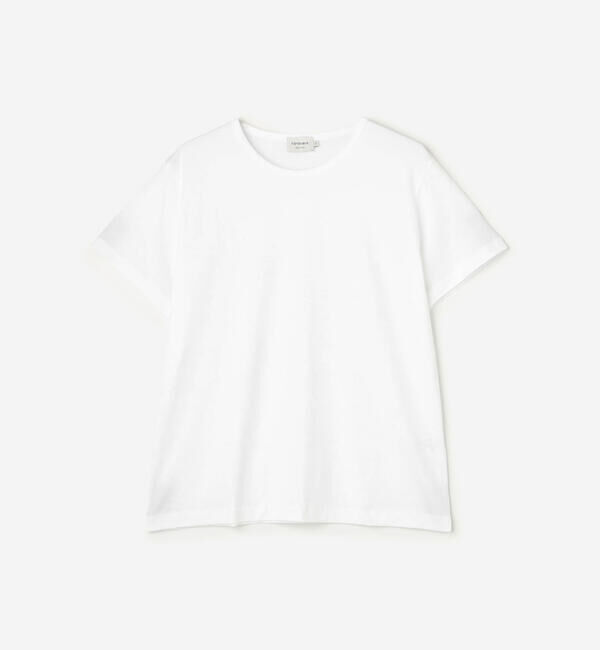 handvaerk「handvaerk | 60/2 CREW NECK T-SHIRT WOMEN」|Tシャツ・カットソー|WHITE