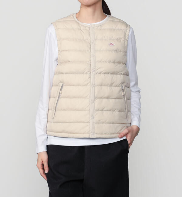 DANTON「DANTON | インナーダウンベスト WOMEN」|ダウンベスト・ベスト|OFFWHITE