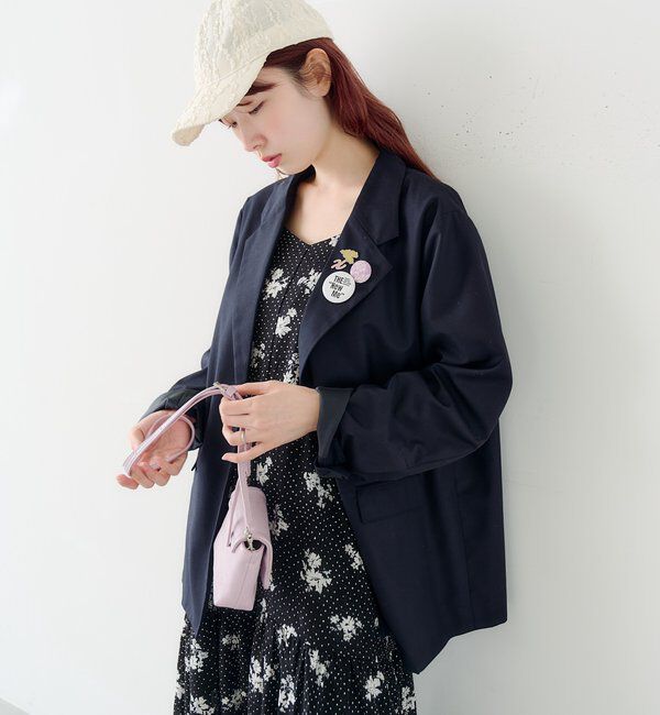  「【バッジ４点SET/ロングシーズン◎】バッジ付きジャケット」|テーラードジャケット|