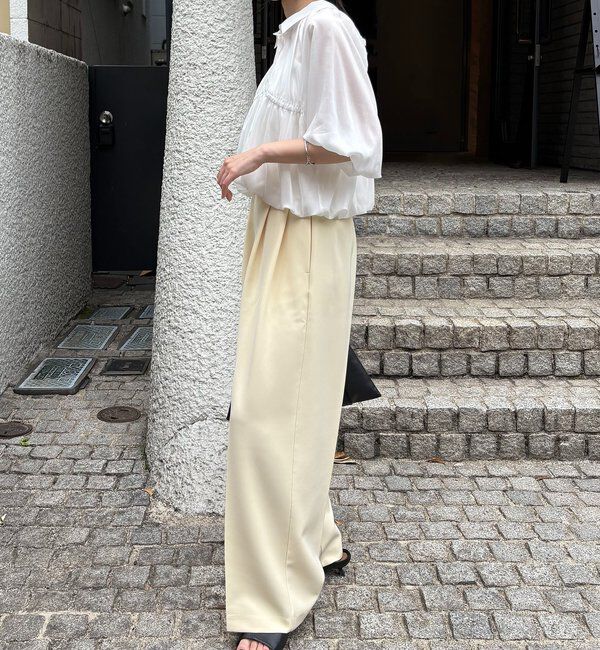  「バルーンクロップシアーシャツ」|シャツ・ブラウス|