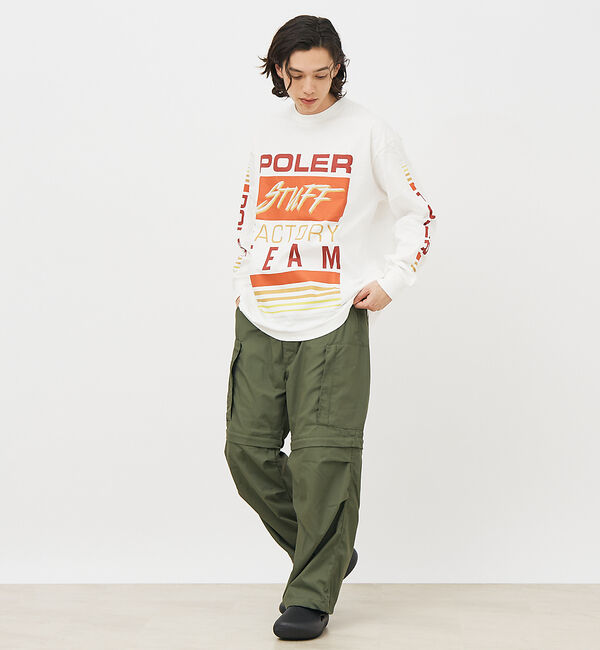 ABAHOUSE「【POLeR/ポーラー】TEAMS RELAX LOGO/ロングスリーブ/チーム」|Tシャツ・カットソー|