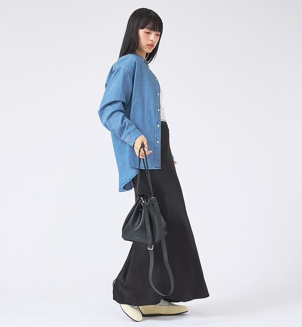 ABAHOUSE「【YArKA/ヤーカ】real leather knit embroidery」|ショルダー・メッセンジャー|