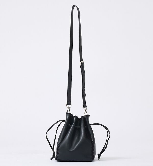 ABAHOUSE「【YArKA/ヤーカ】real leather knit embroidery」|ショルダー・メッセンジャー|