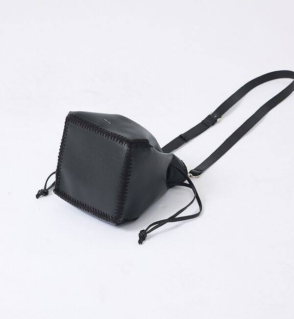 ABAHOUSE「【YArKA/ヤーカ】real leather knit embroidery」|ショルダー・メッセンジャー|