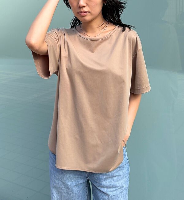 Rouge vif「ヴィンテージキュプラジャージー半袖プルオーバー」|Tシャツ・カットソー|