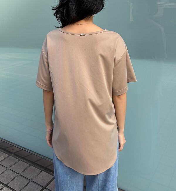 Rouge vif「ヴィンテージキュプラジャージー半袖プルオーバー」|Tシャツ・カットソー|