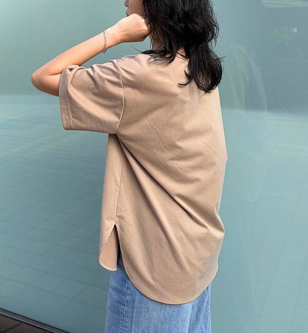Rouge vif「ヴィンテージキュプラジャージー半袖プルオーバー」|Tシャツ・カットソー|