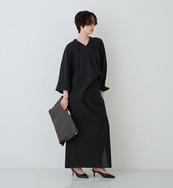 Rouge vif「【セットアップ対応】フィブリルスキッパーブラウス」|シャツ・ブラウス|