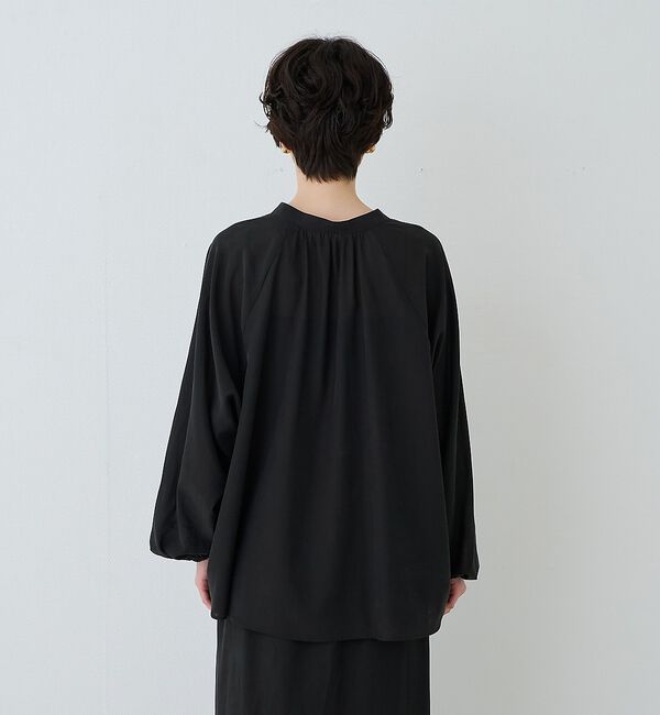 Rouge vif「【セットアップ対応】フィブリルスキッパーブラウス」|シャツ・ブラウス|