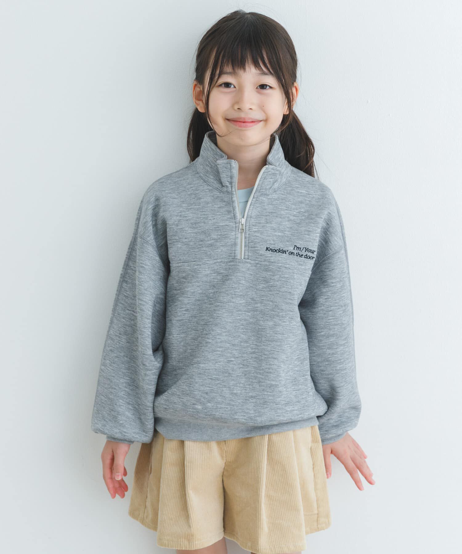 URBAN RESEARCH DOORS「『セットアップ対応』ハーフジップダンボールプルオーバー(KIDS)」|その他|