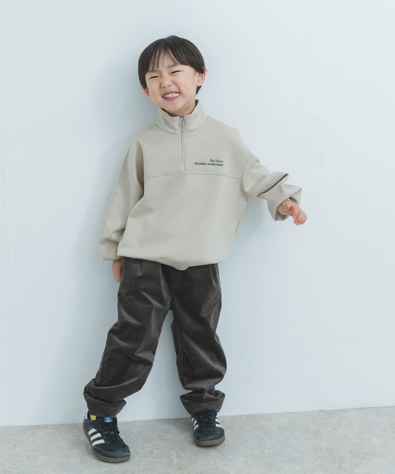 URBAN RESEARCH DOORS「『セットアップ対応』ハーフジップダンボールプルオーバー(KIDS)」|その他|