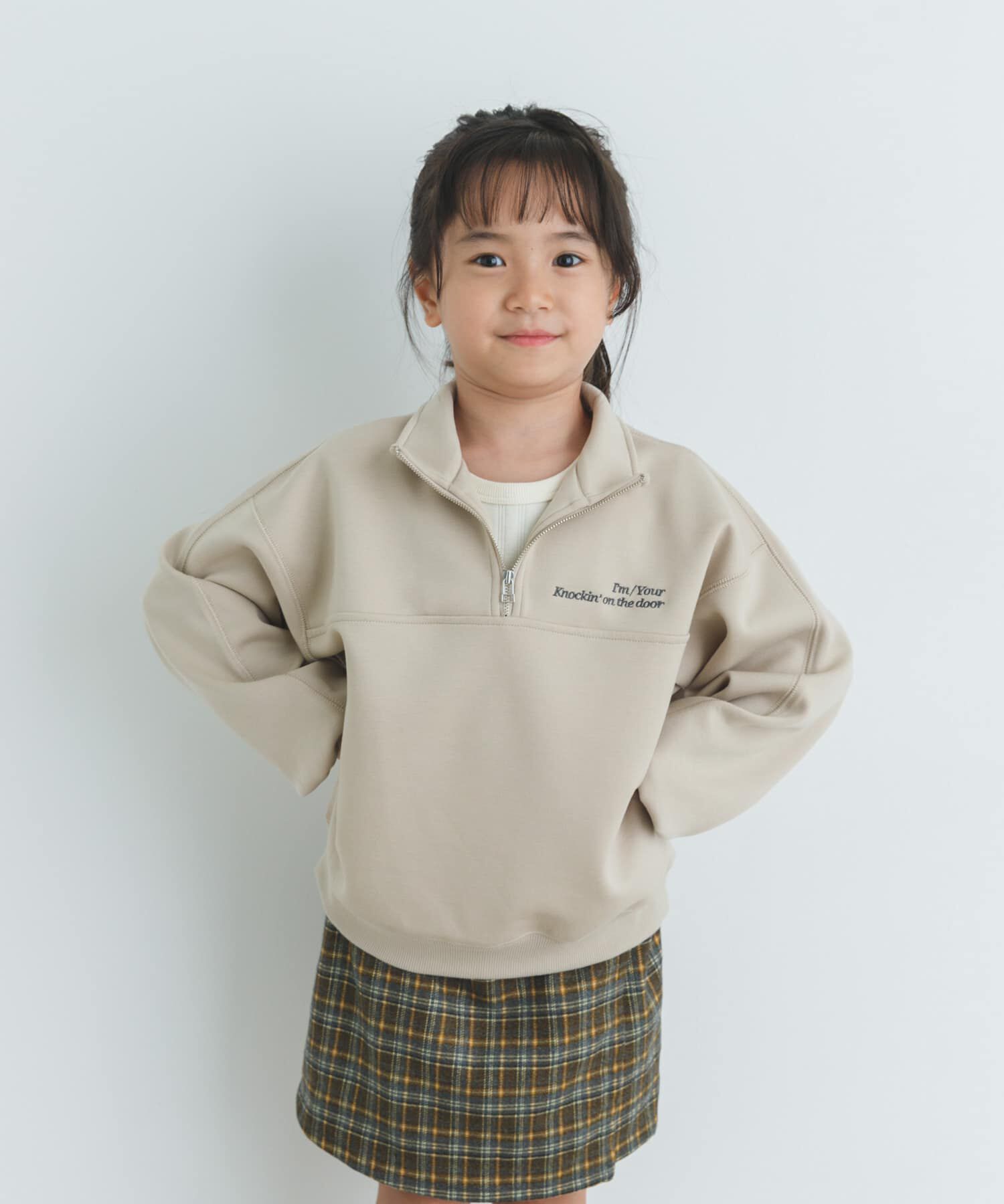 URBAN RESEARCH DOORS「『セットアップ対応』ハーフジップダンボールプルオーバー(KIDS)」|その他|