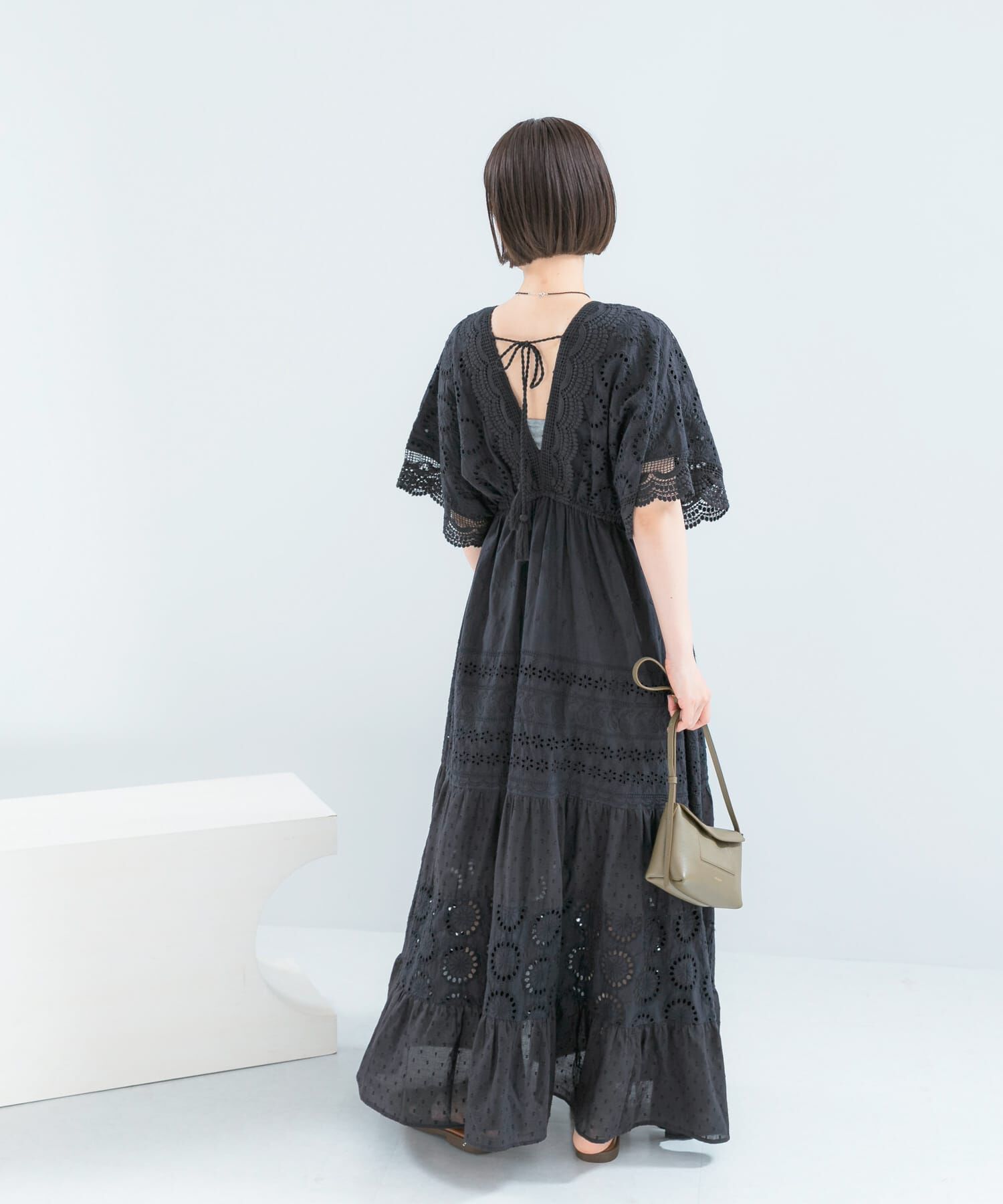 URBAN RESEARCH ROSSO「インドコットンエンブロイダリーワンピース」|ワンピース|