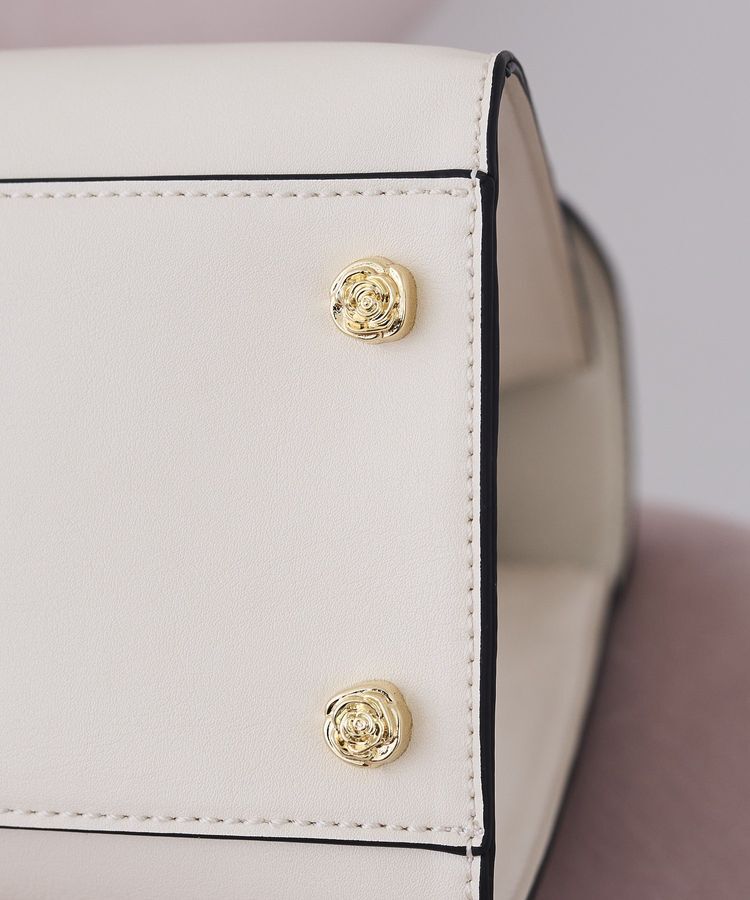 Maison de FLEUR「スタッズフラップ2Wayバッグ」|ハンドバッグ|