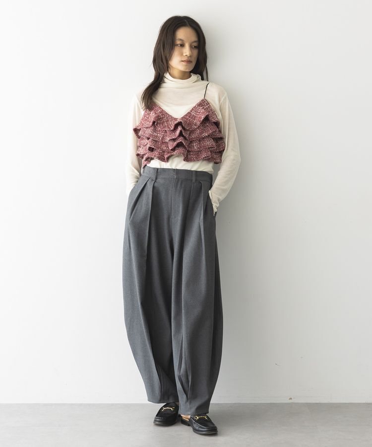 GARAGE OF GOOD CLOTHING「ツィードティアードフリルビスチェ」|ベスト・ジレ|