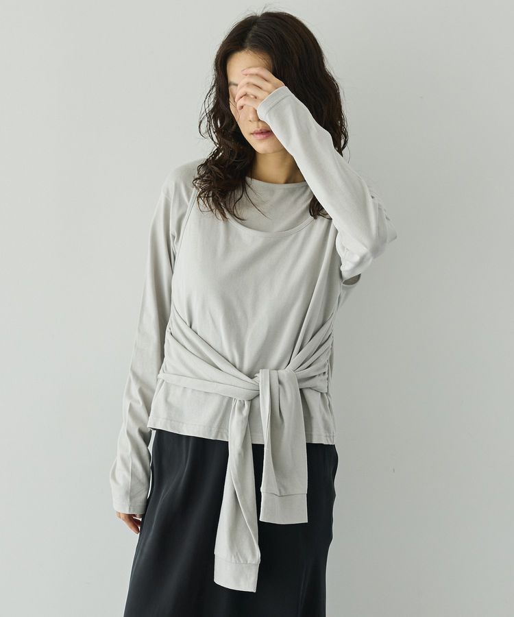 GARAGE OF GOOD CLOTHING「【日本製】レイヤードロングTシャツ」|Tシャツ・カットソー|