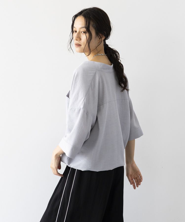 GARAGE OF GOOD CLOTHING「リネンライクレーヨンスキッパーシャツ」|シャツ・ブラウス|
