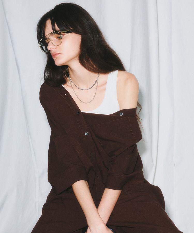 GARAGE OF GOOD CLOTHING「リネンライクレーヨンスキッパーシャツ」|シャツ・ブラウス|