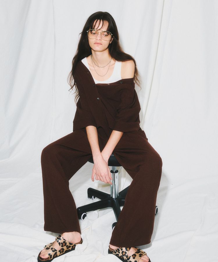 GARAGE OF GOOD CLOTHING「リネンライクレーヨンスキッパーシャツ」|シャツ・ブラウス|
