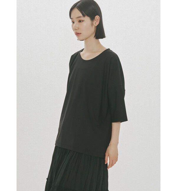 MIDIUMISOLID「MIDIUMISOLID エッセンシャルワイドTシャツ」|Tシャツ・カットソー|