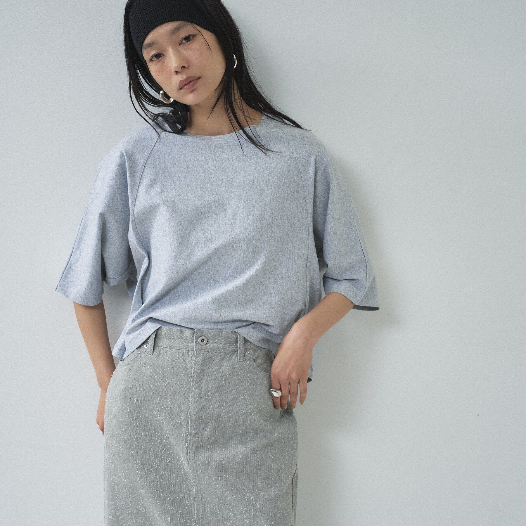 GALLEST「【UVカット】オーバーサイズラグランカットソー」|Tシャツ・カットソー|グレー(912)