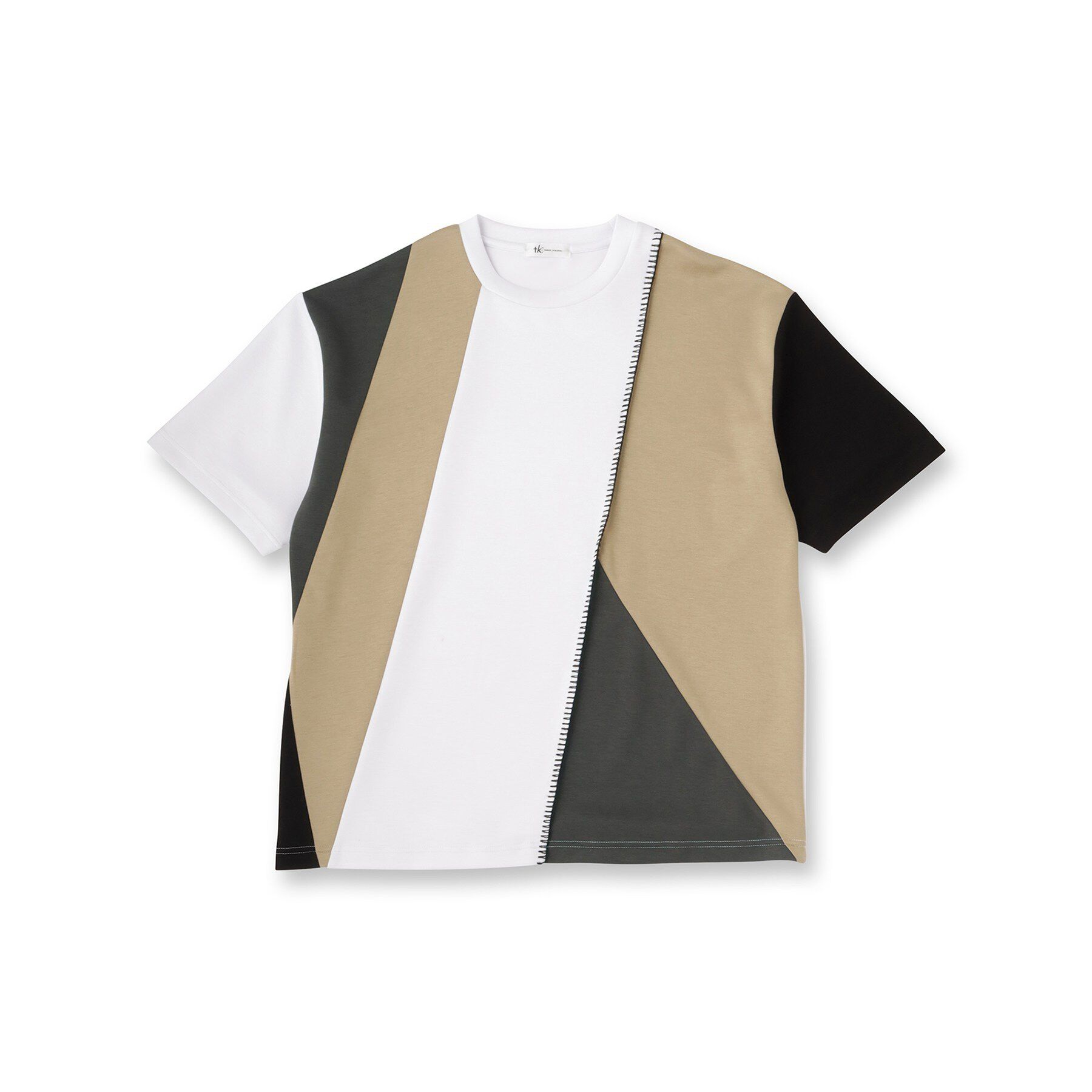 tk.TAKEO KIKUCHI「ダイヤゴナル半袖カットソー」|Tシャツ・カットソー|