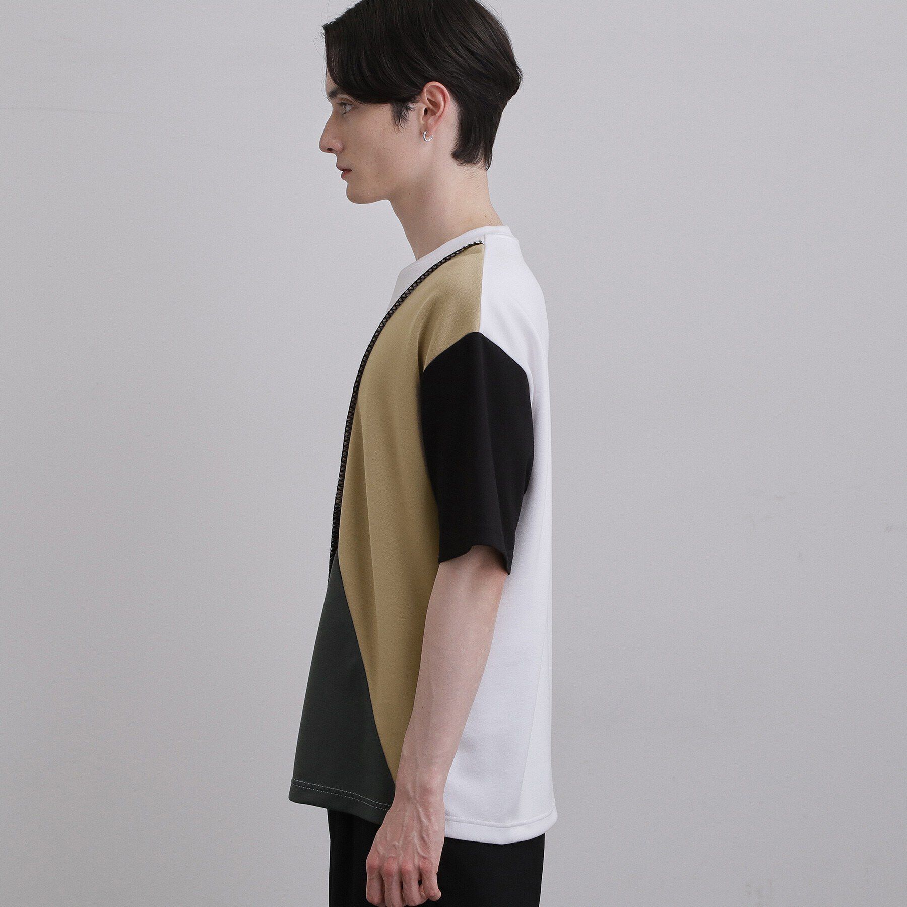 tk.TAKEO KIKUCHI「ダイヤゴナル半袖カットソー」|Tシャツ・カットソー|
