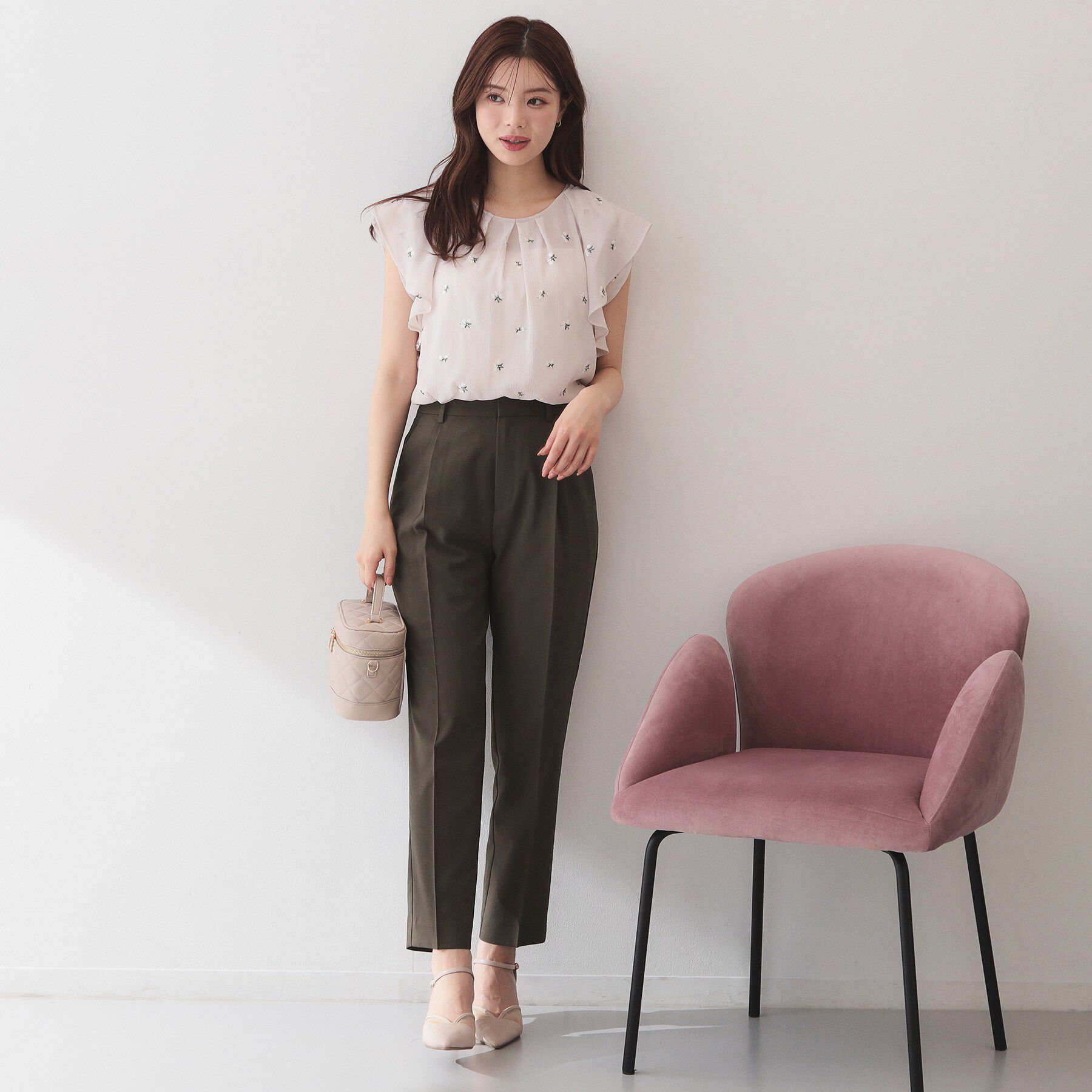 index「【吸水速乾】ストレッチテーパードパンツ《セットアップ対応／イージーアイロン／ストレッチ／洗濯機OK》」|その他|