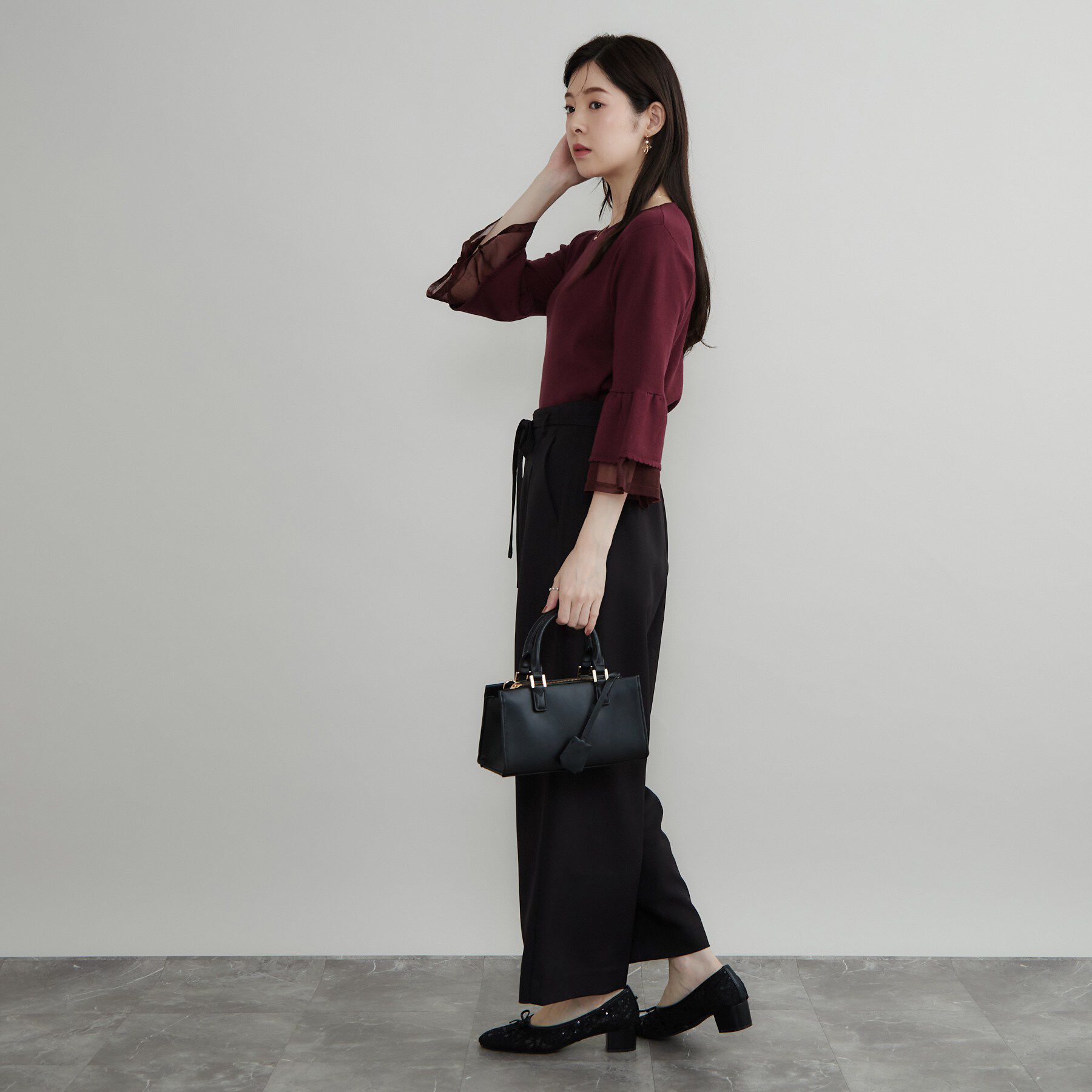 Couture broach「とろみリネンライクパンツ」|その他|