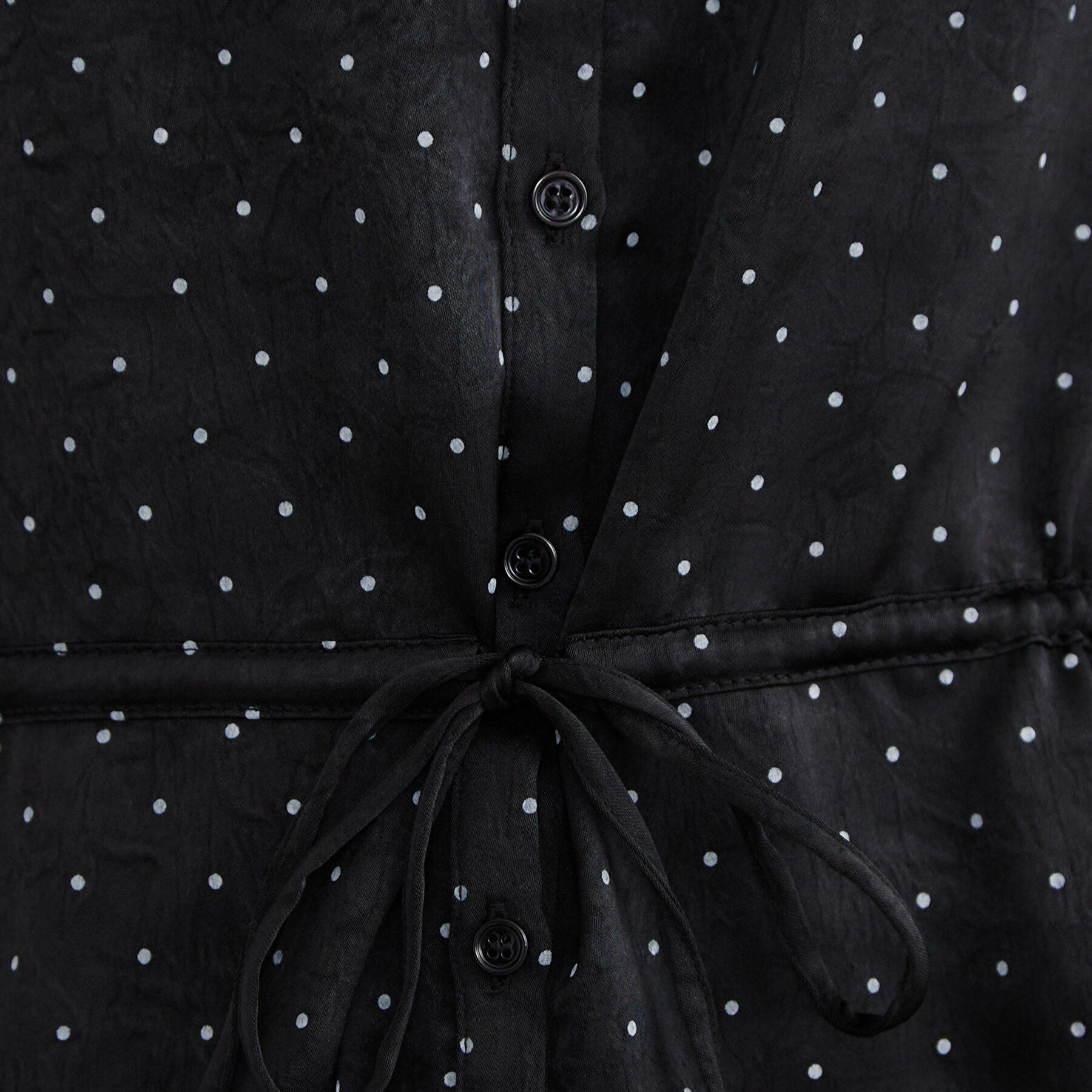 Couture broach「ドットサテンレースキャミ」|キャミソール|