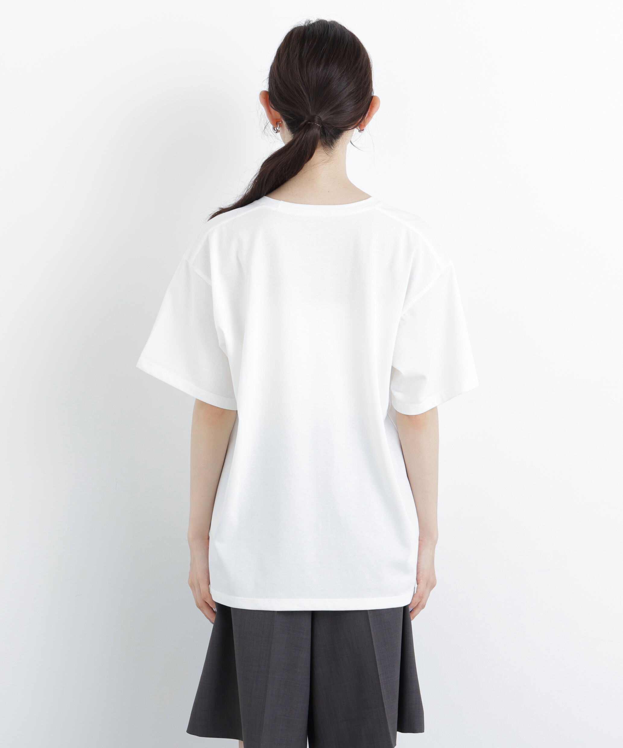  「〈N.〉スカーフ付ビッグTシャツ」|Tシャツ・カットソー|