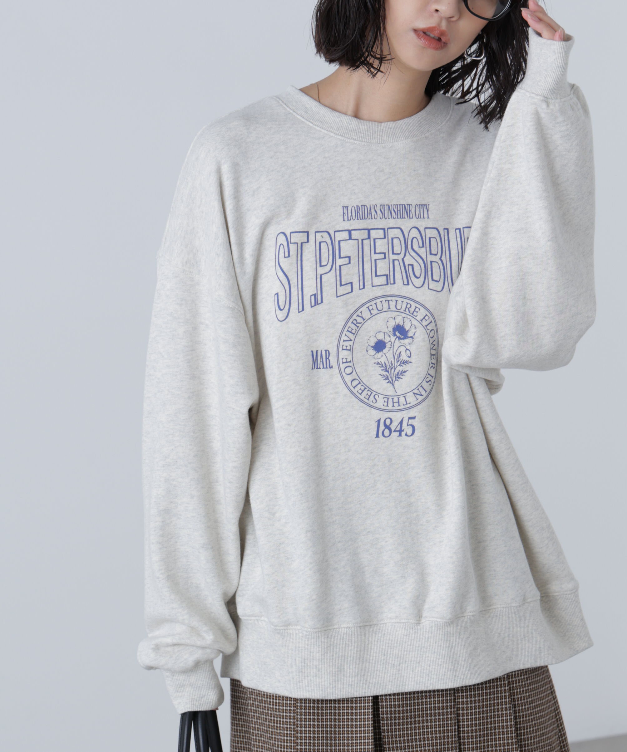  「アソートカレッジロゴビッグスウェット」|Tシャツ・カットソー|