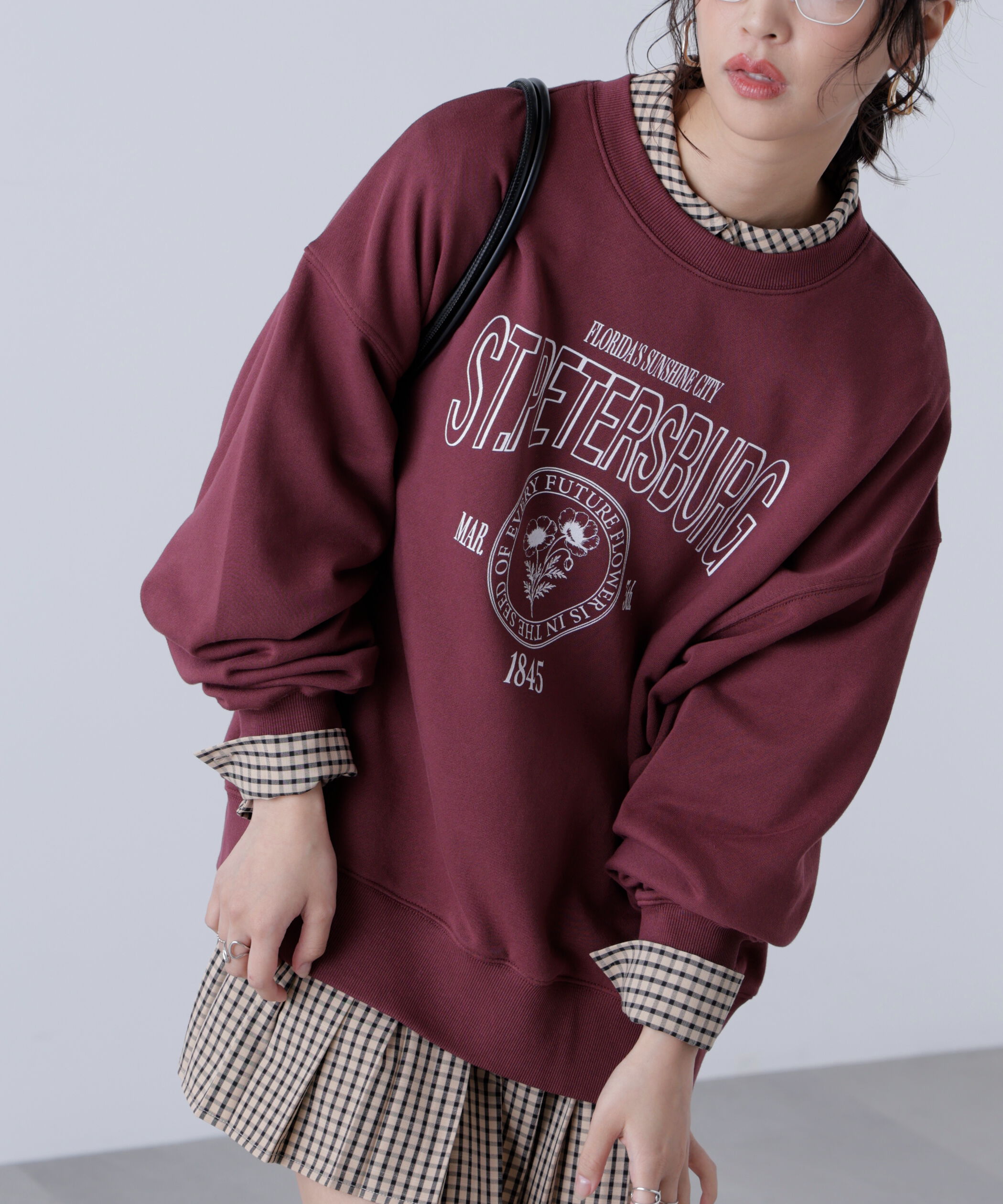  「アソートカレッジロゴビッグスウェット」|Tシャツ・カットソー|